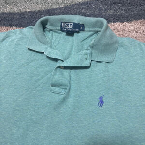Polo Ralph Lauren Men’s Green Heather Short Sleeve Polo Shirt Size S